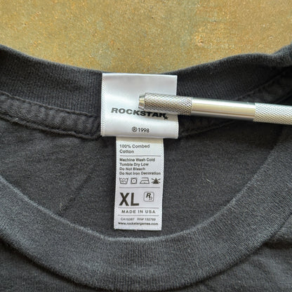 Red Dead Redemption Rockstar Promo Shirt 90's - L