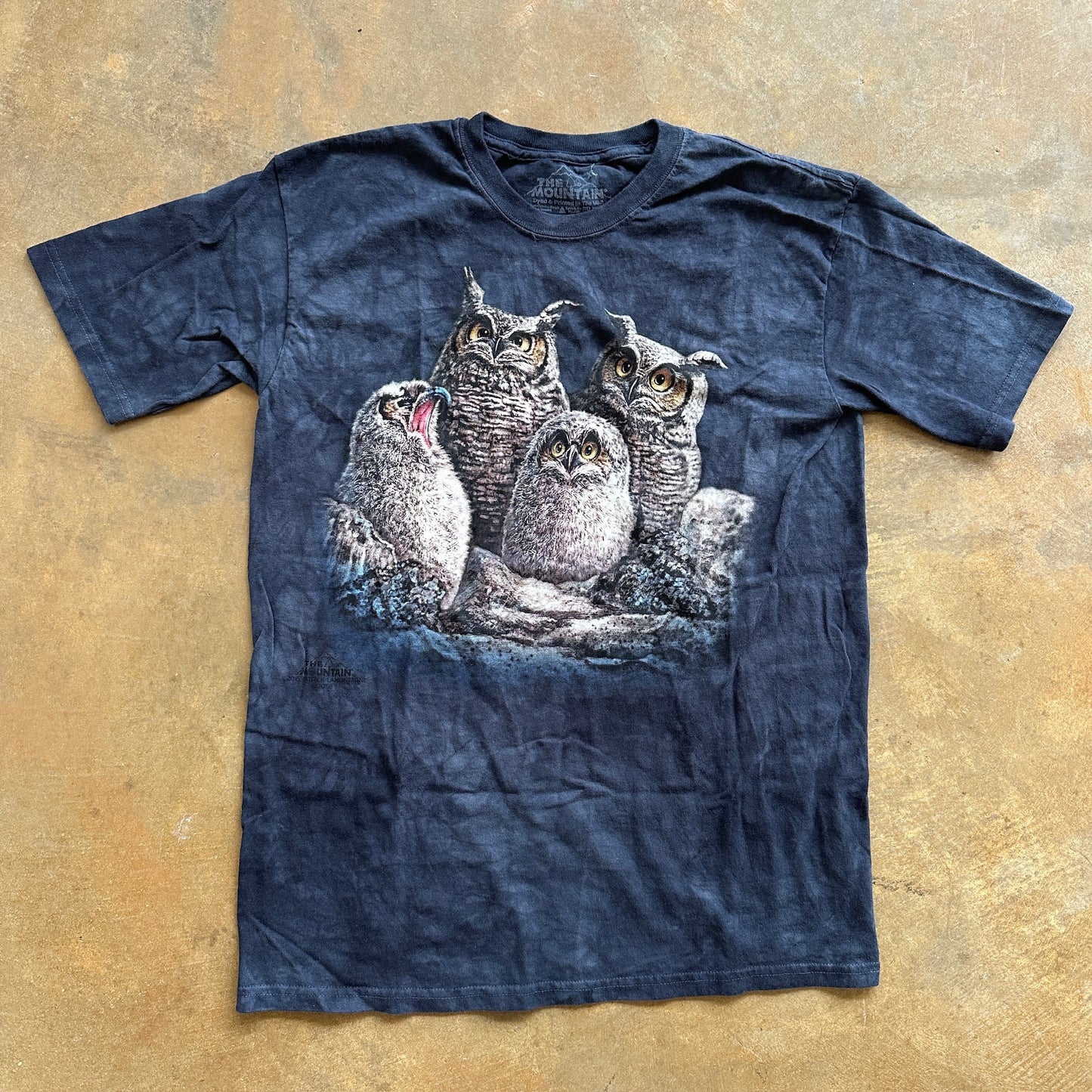 The Mountain Owls Family Graphic Tie Dye Shirt 00's - S