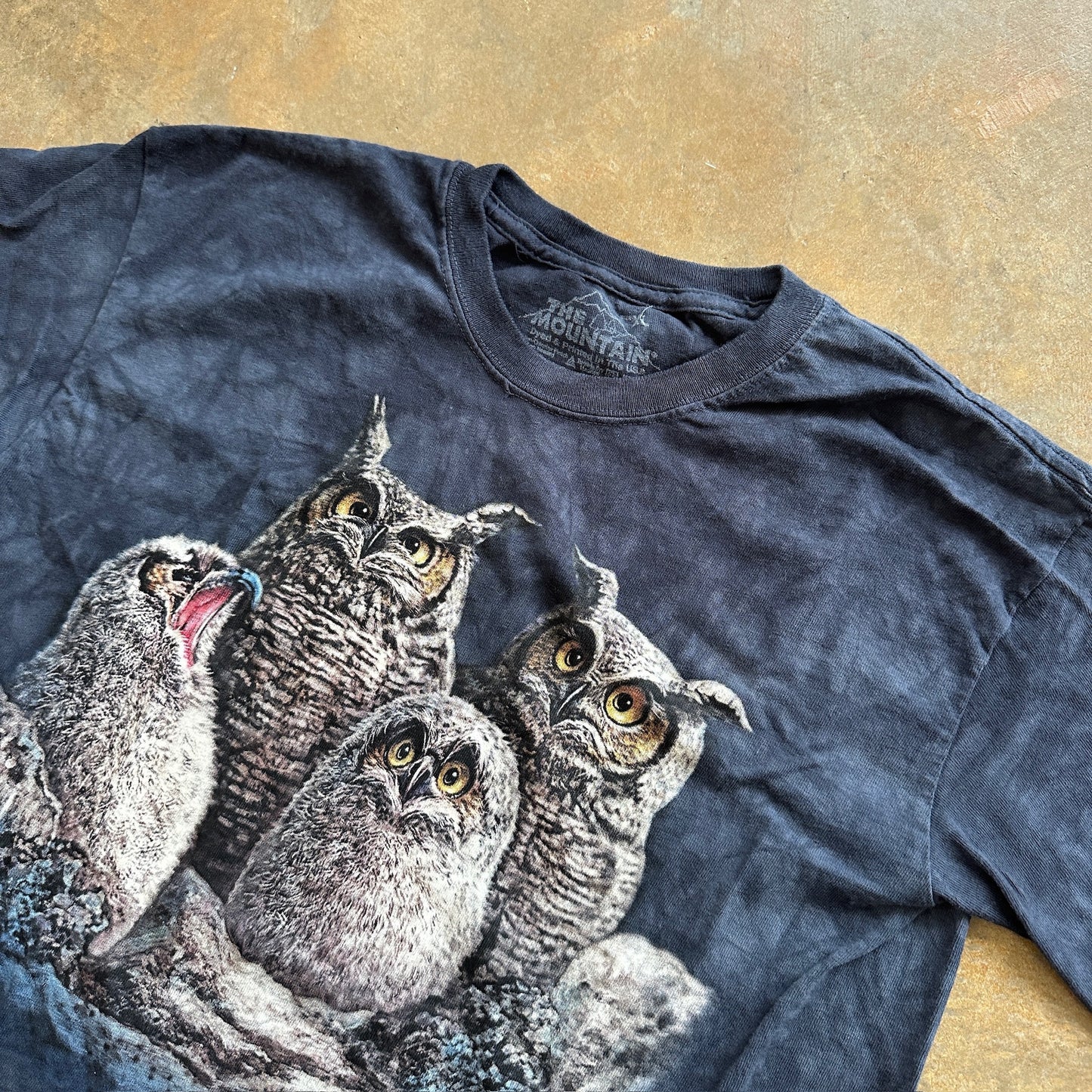 The Mountain Owls Family Graphic Tie Dye Shirt 00's - S