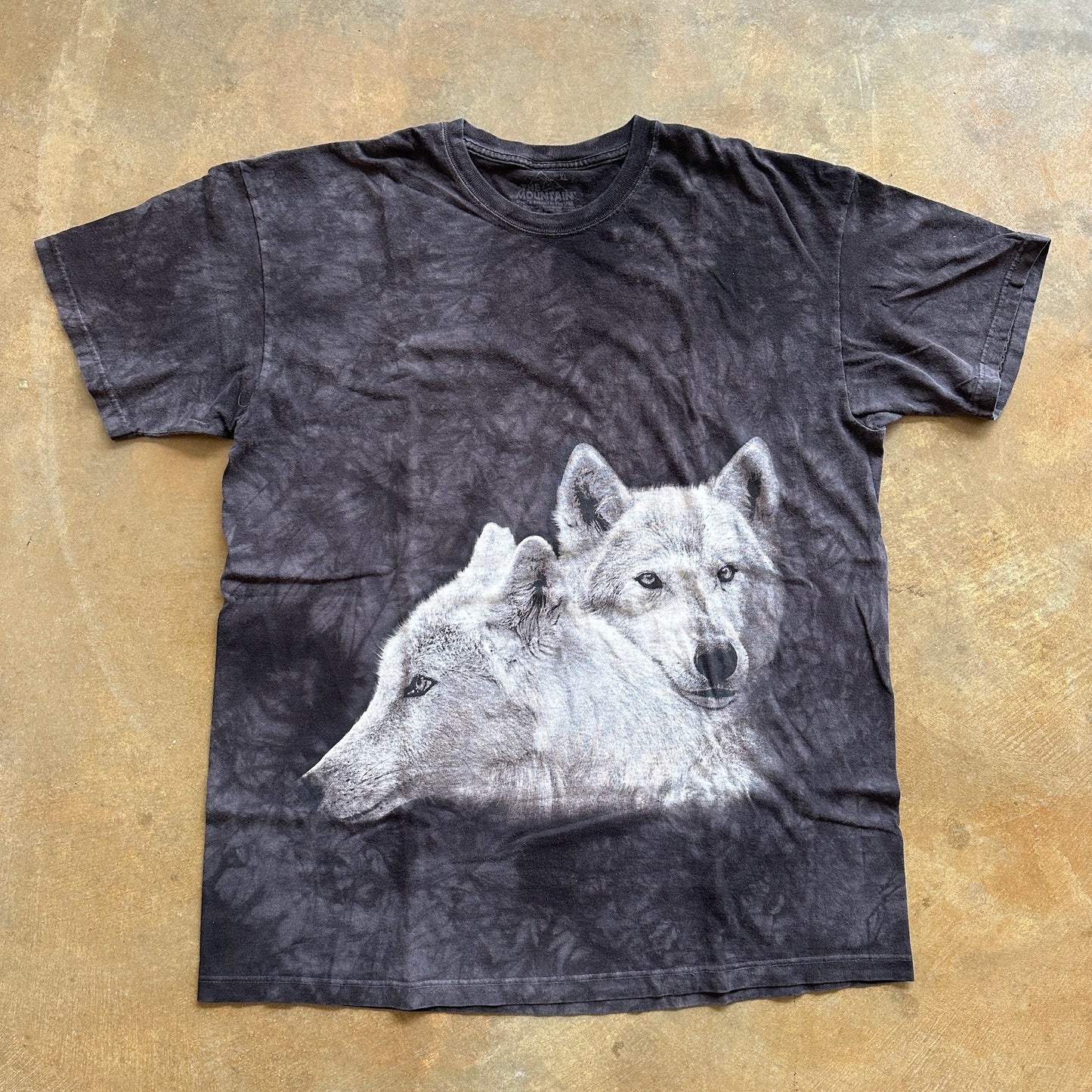 The Mountain Wolf Graphic Tie Dye Shirt 00's - XL