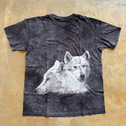 The Mountain Wolf Graphic Tie Dye Shirt 00's - XL