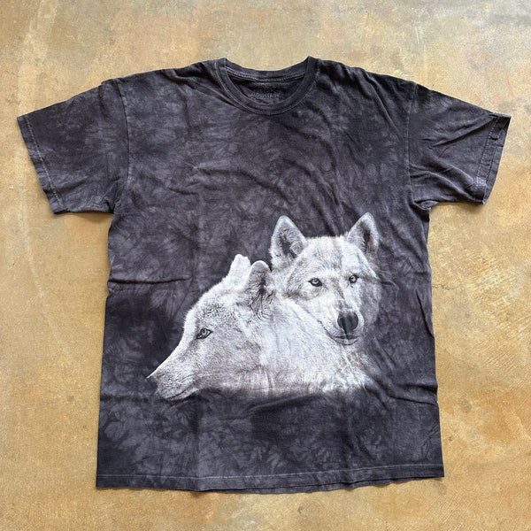 The Mountain Wolf Graphic Tie Dye Shirt 00's - XL