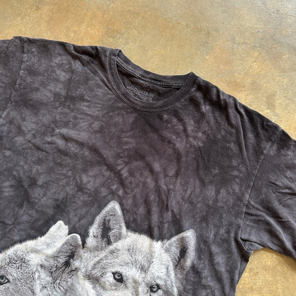 The Mountain Wolf Graphic Tie Dye Shirt 00's - XL hover