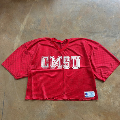 Champion Mesh Cropped Football Jersey College University of Central Missouri 90's - XL