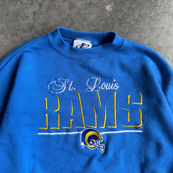 St. Louis Rams Logo Athletic Sweatshirt NFL 90's - XL hover