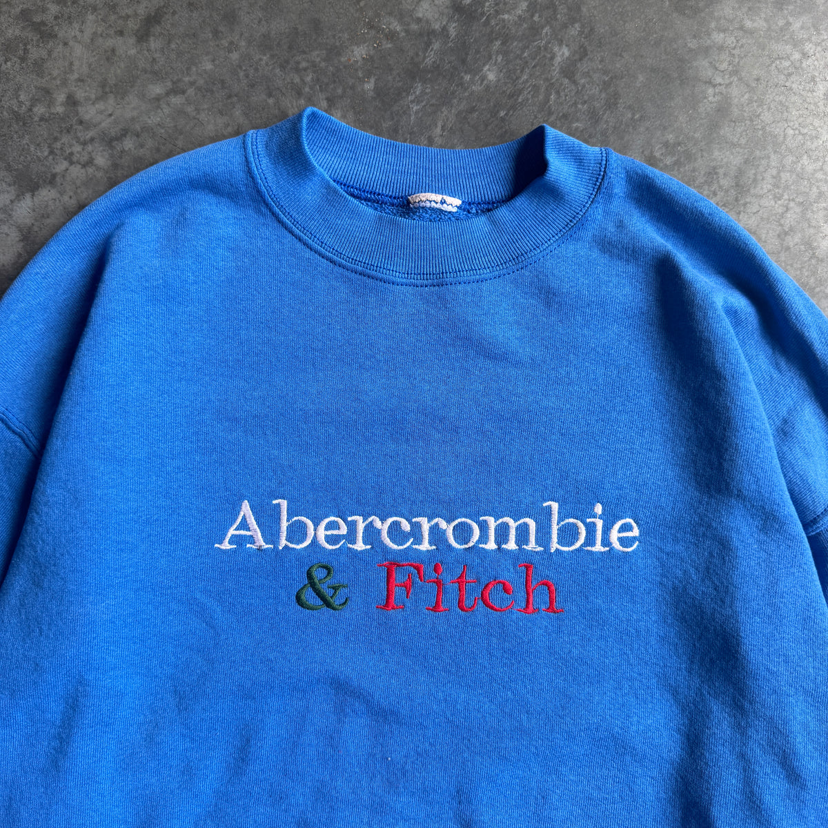 Abercrombie & Fitch Spellout Sweatshirt Crewneck 90's - L