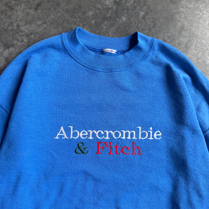 Abercrombie & Fitch Spellout Sweatshirt Crewneck 90's - L