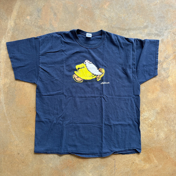 R. Crumb Mr. Natural Keep on Truckin' RARE Graphic Shirt 90's - 2XL