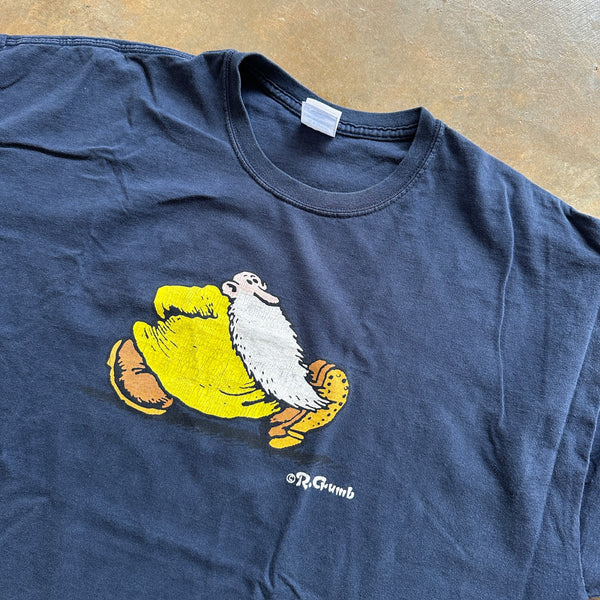 R. Crumb Mr. Natural Keep on Truckin' RARE Graphic Shirt 90's - 2XL hover