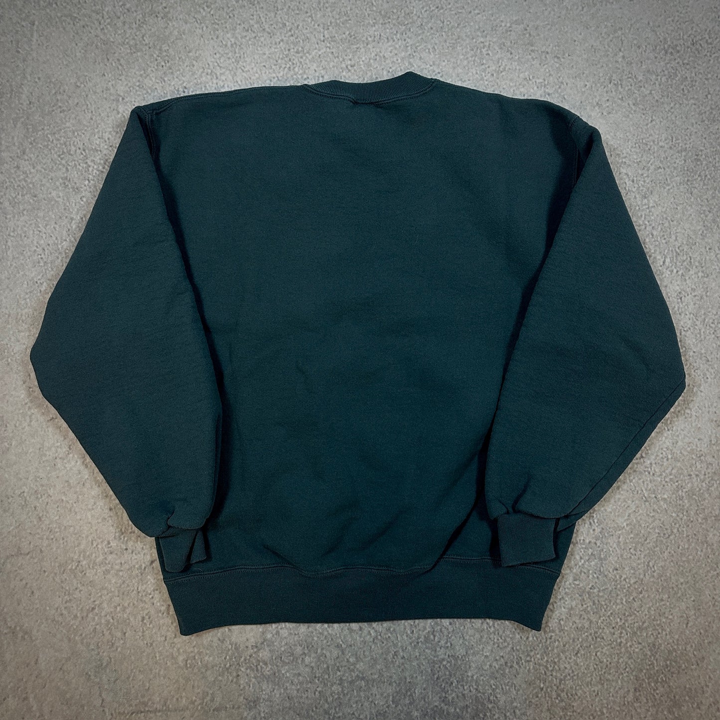 Russell Athletic Blank Sweatshirt Crewneck Green USA Made 90's - L