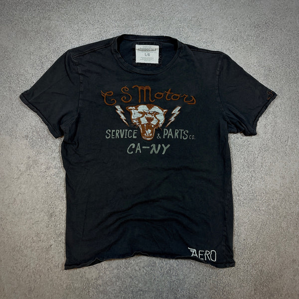 Aeropostale Y2K Garage Style Embroidered Shirt 00's - M