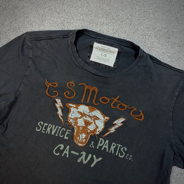 Aeropostale Y2K Garage Style Embroidered Shirt 00's - M hover