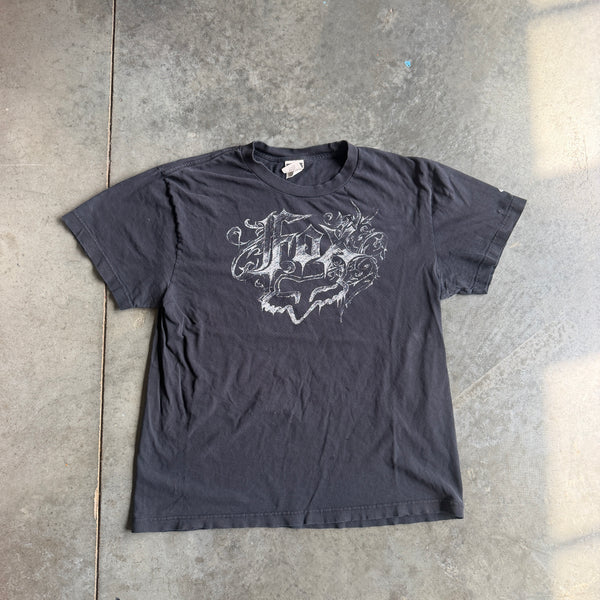 Fox Faded Tribal Logo Graphic Shirt 90's - M