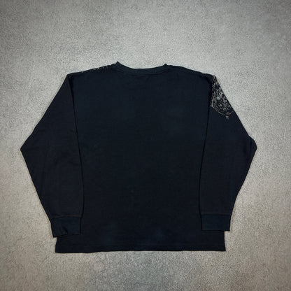 Kani Long Sleeve Thermal Waffle Shirt Y2K Affliction Style 00's - 2XL