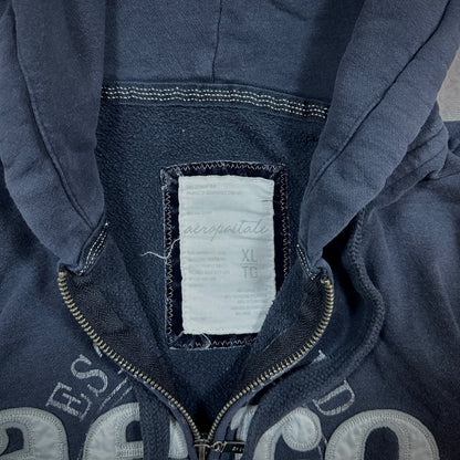 Aeropostale Embroidered Womens Y2K Hooded Jacket 00's - Womens L