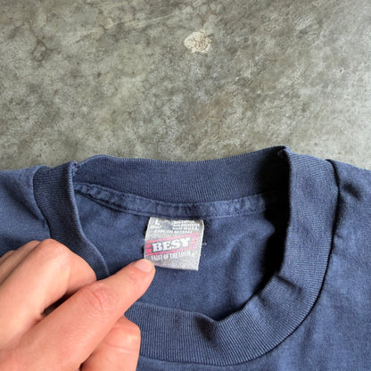 The Attitude Club Graphic Pocket Tee Slogan Shirt 90's - M