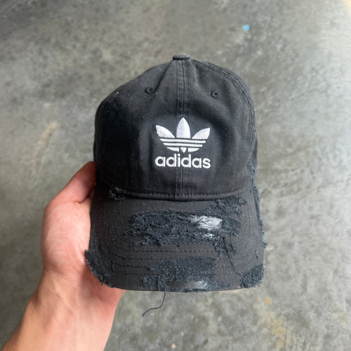 Adidas Trefoil Thrashed Womens Hat Strapback 00's - OSFA