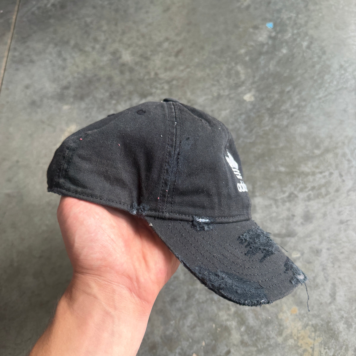 Adidas Trefoil Thrashed Womens Hat Strapback 00's - OSFA