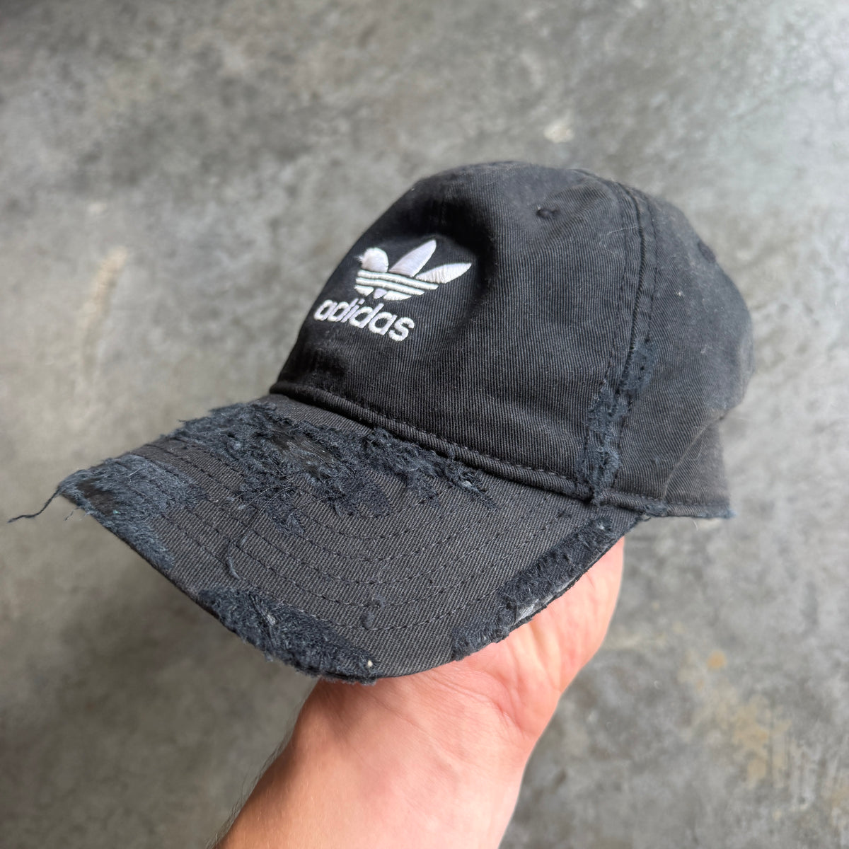 Adidas Trefoil Thrashed Womens Hat Strapback 00's - OSFA