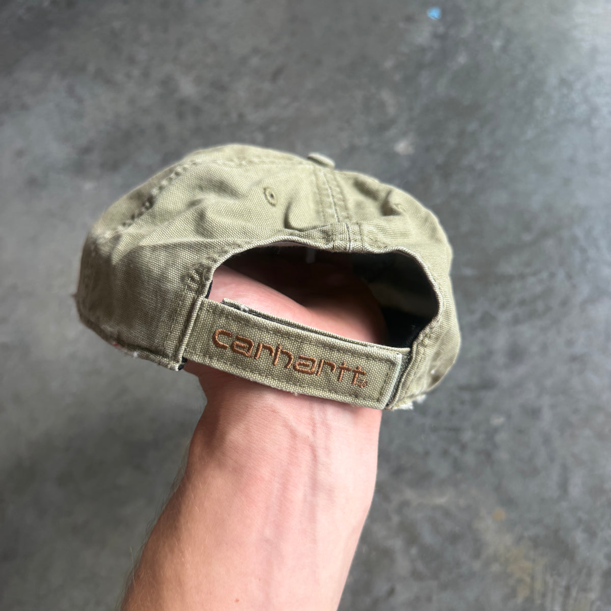 Carhartt Thrashed Faded Strapback Hat 00's - OSFA