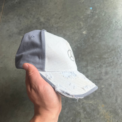 Mercedes Benz Thrashed Strapback Hat 00's - OSFA