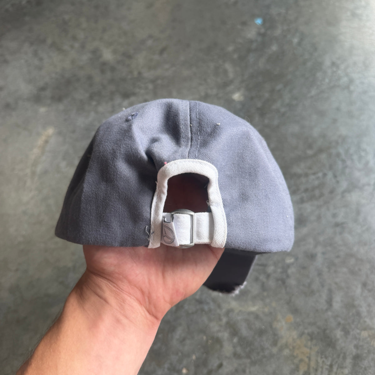 Mercedes Benz Thrashed Strapback Hat 00's - OSFA