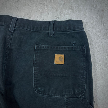 Carhartt Black Carpenter Baggy Pants Workwear Skate 00's - 36
