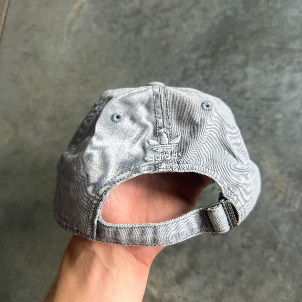 Adidas Trefoil Faded Thrashed Strapback Hat 00's - OSFA