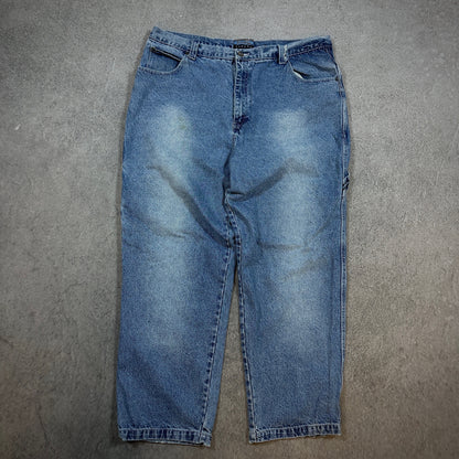 Brooklyn Express Baggy Skater Carpenter Light Wash Jeans 00's - 40