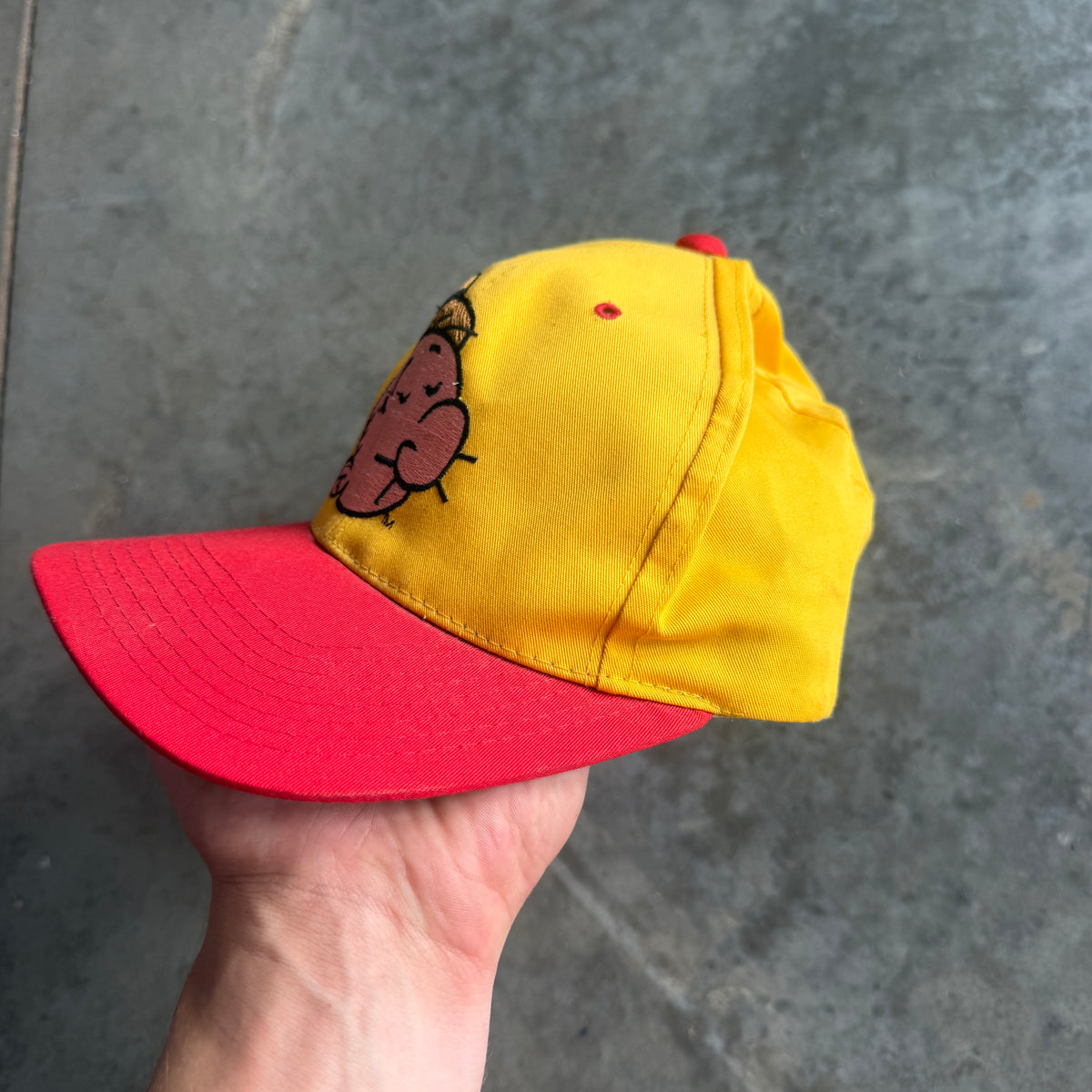Wimpy Blockhead Popeye Snapback Hat RARE 90's - OSFA