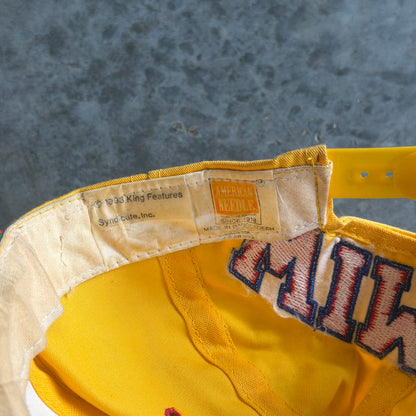Wimpy Blockhead Popeye Snapback Hat RARE 90's - OSFA