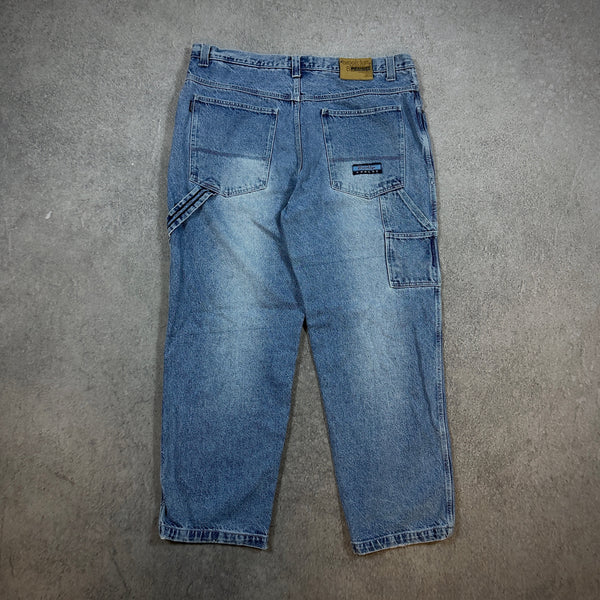 Brooklyn Express Baggy Skater Carpenter Light Wash Jeans 00's - 40