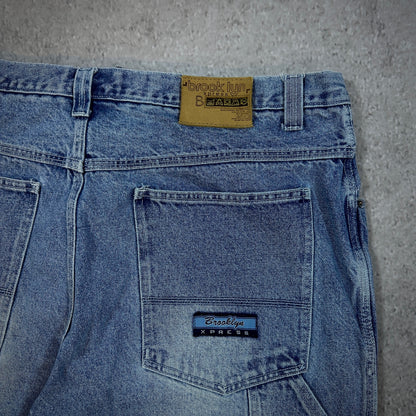 Brooklyn Express Baggy Skater Carpenter Light Wash Jeans 00's - 40