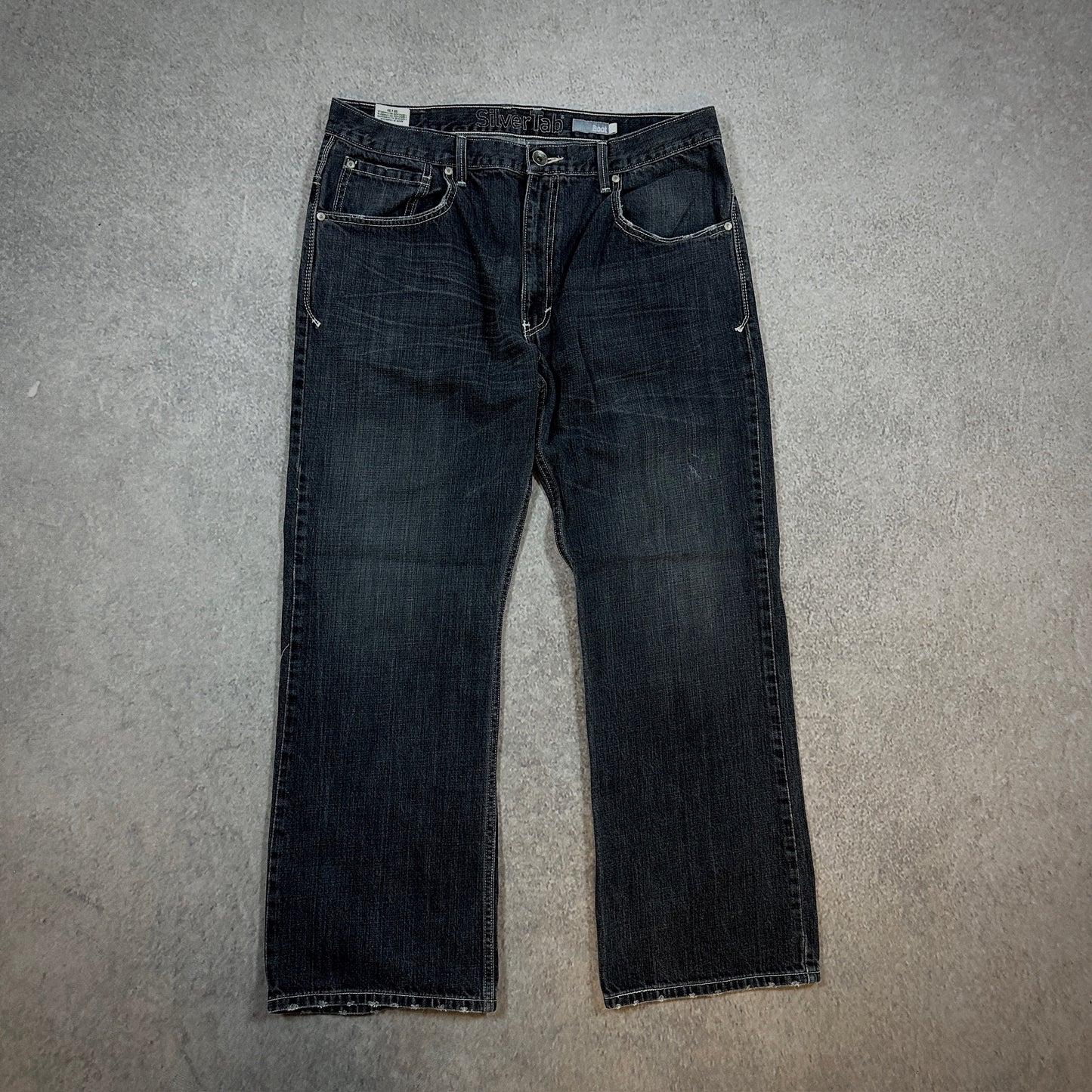 Levi's Silvertab Dark Wash Baggy Jeans Skater Grunge 00's - 36