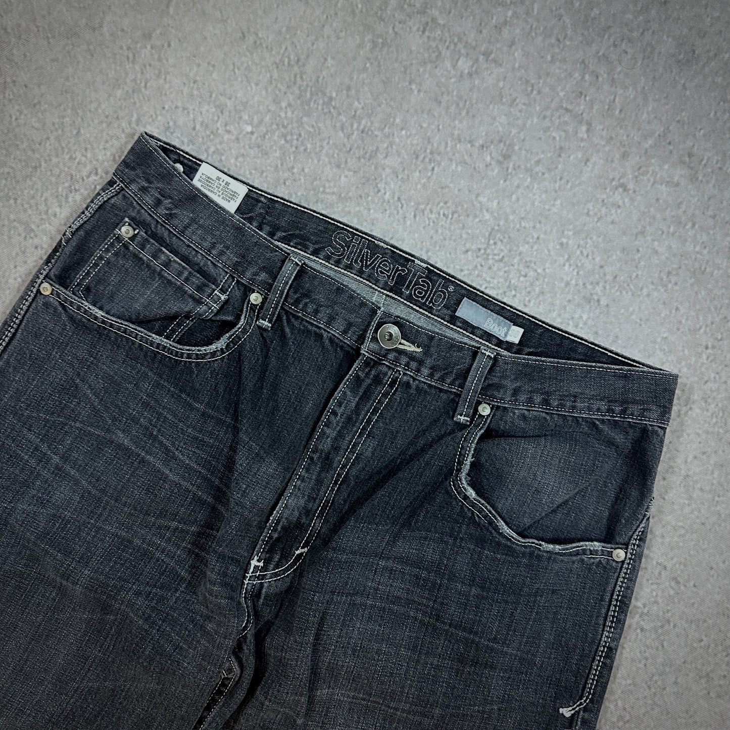 Levi's Silvertab Dark Wash Baggy Jeans Skater Grunge 00's - 36