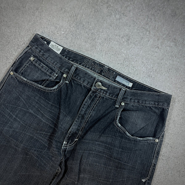 Levi's Silvertab Dark Wash Baggy Jeans Skater Grunge 00's - 36 hover