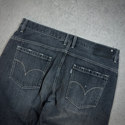 Levi's Silvertab Dark Wash Baggy Jeans Skater Grunge 00's - 36