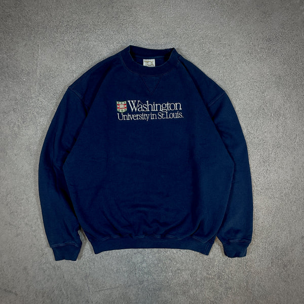 Washington University St. Louis Heavyweight Crewneck Sweatshirt 00's - L