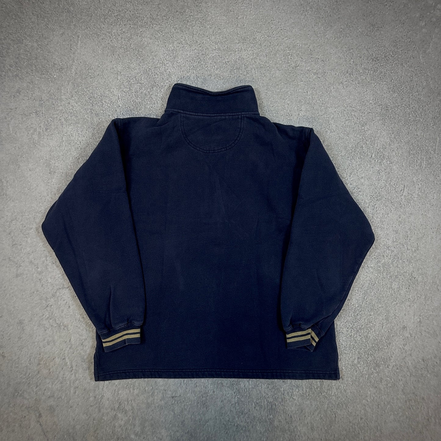 Lee Sueded Heavyweight 1/4 Zip Sweater Sweatshirt 00's - L