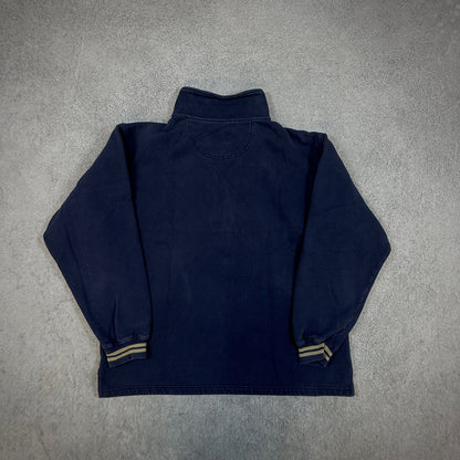 Lee Sueded Heavyweight 1/4 Zip Sweater Sweatshirt 00's - L