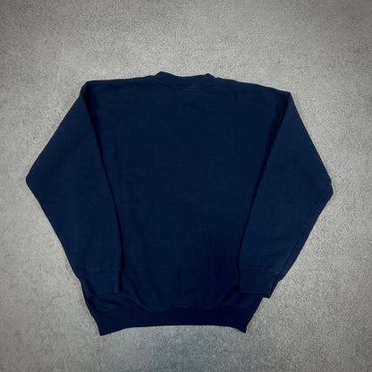 Alaska Embroidered Earth Tone Neutral Crewneck Sweatshirt 00's - M