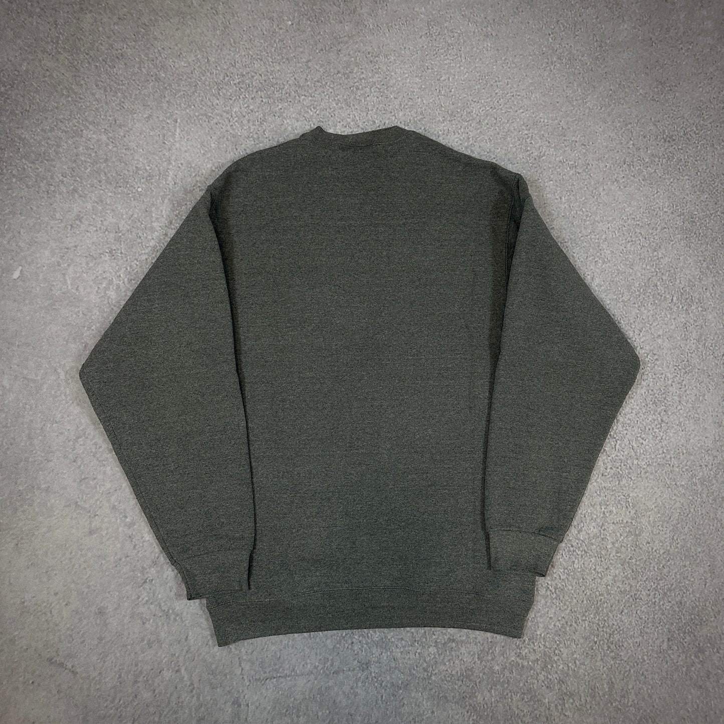 Members Mark Faded Heavyweight Blank Sweatshirt Crewneck 90's - L