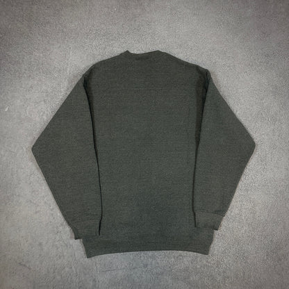 Members Mark Faded Heavyweight Blank Sweatshirt Crewneck 90's - L