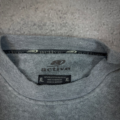 St. Louis Rams Fleece Embroidered Striped Sweatshirt 00's - XL