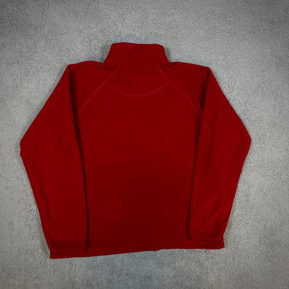 Old Navy Spellout Fleece 1/4 Zip Sweater Sweatshirt 00's - L