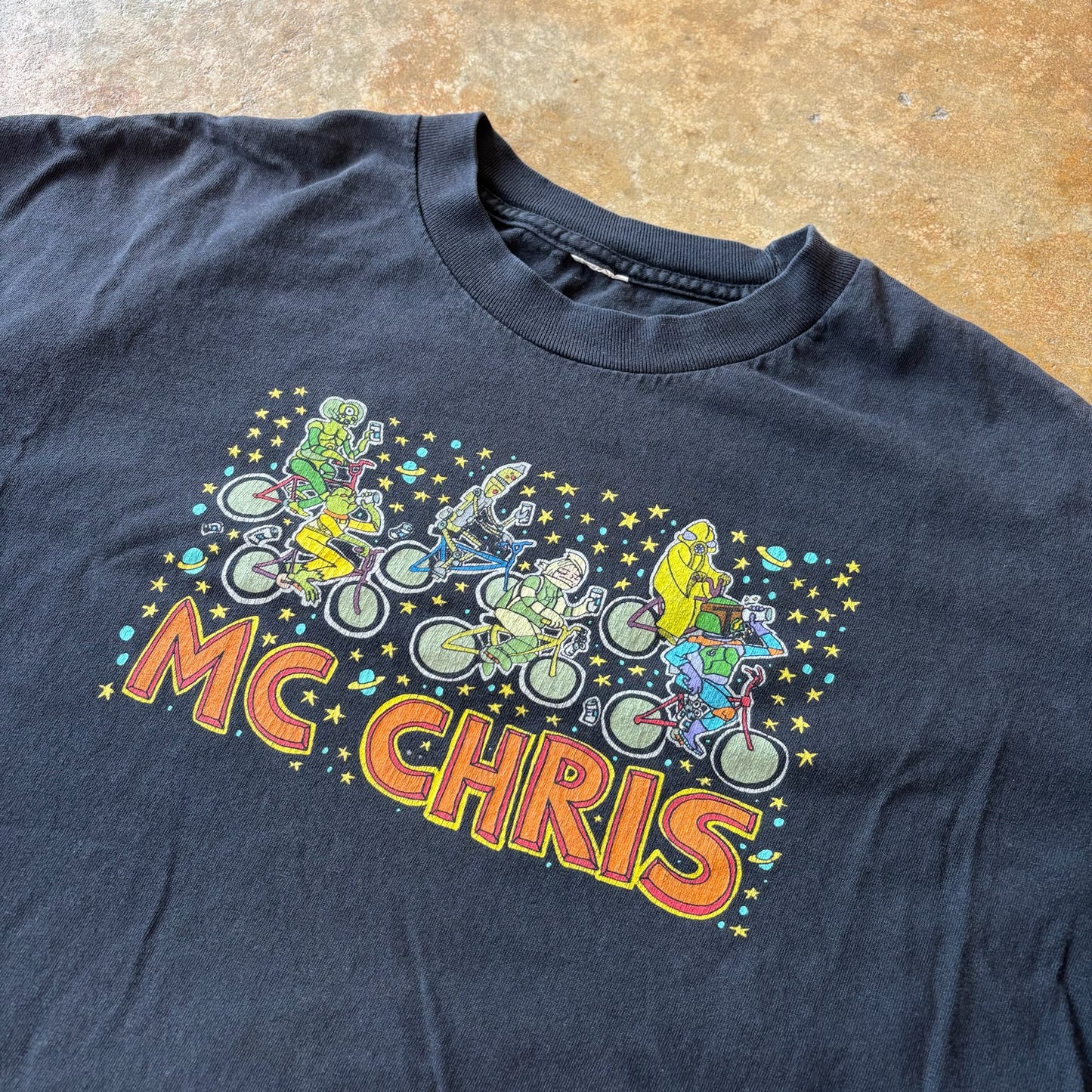 MC Chris Tour Shirt Bike Boba Fett 00's - L