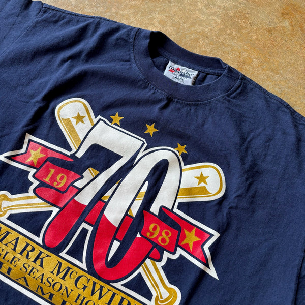 Mark McGwire 1998 Homerun Champion Shirt 90's - L hover