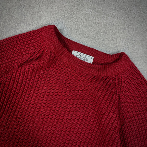 Sears Ribbed Tight Knit Sweater Boxy Grunge 90's - L hover