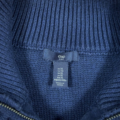 Cable Knit Fisherman 1/4 Quarter Zip Gap Sweater 00's - XL