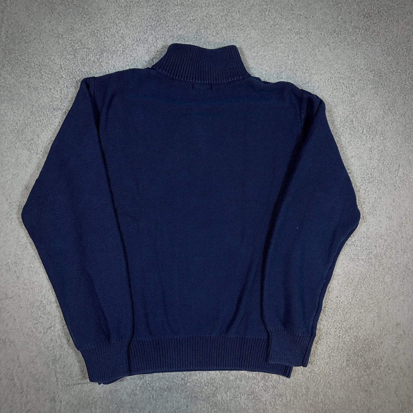 Cable Knit Fisherman 1/4 Quarter Zip Gap Sweater 00's - XL